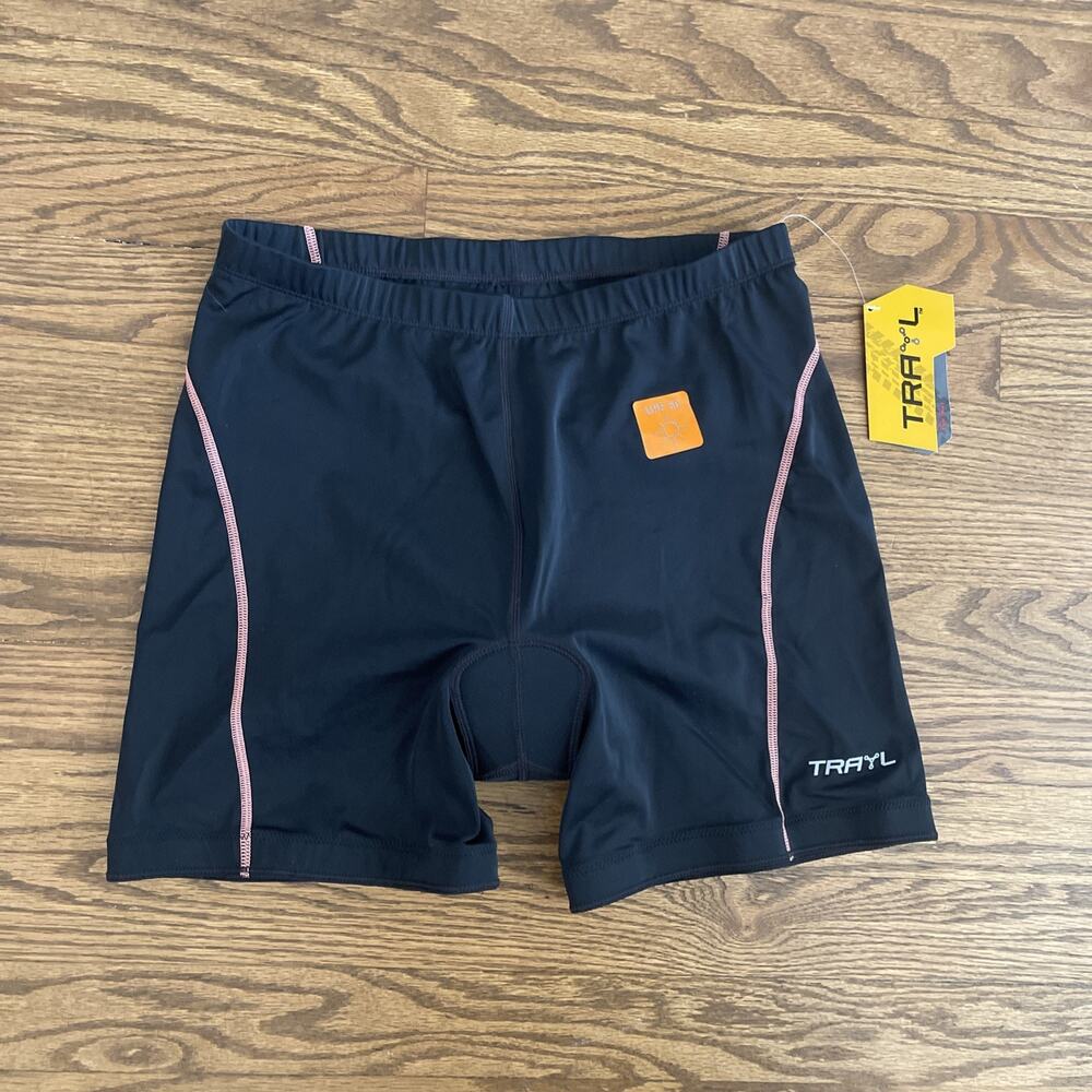 Women’s Cycling Shorts Biking Shorts Padded Trayl Ryde Short Size Medium UPF 50